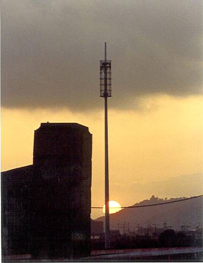 La torre vista al tramonto